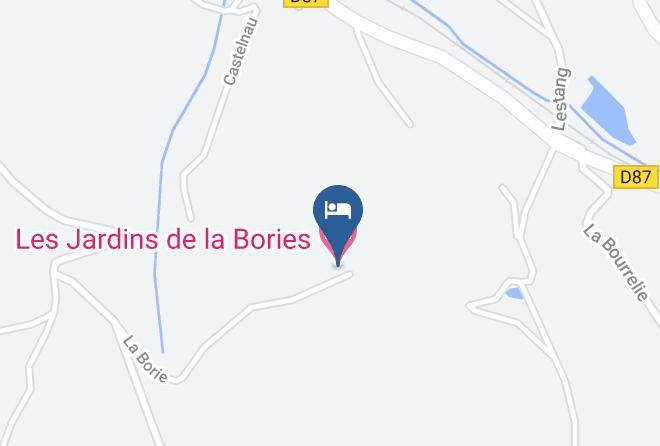 Les Jardins De La Bories Map