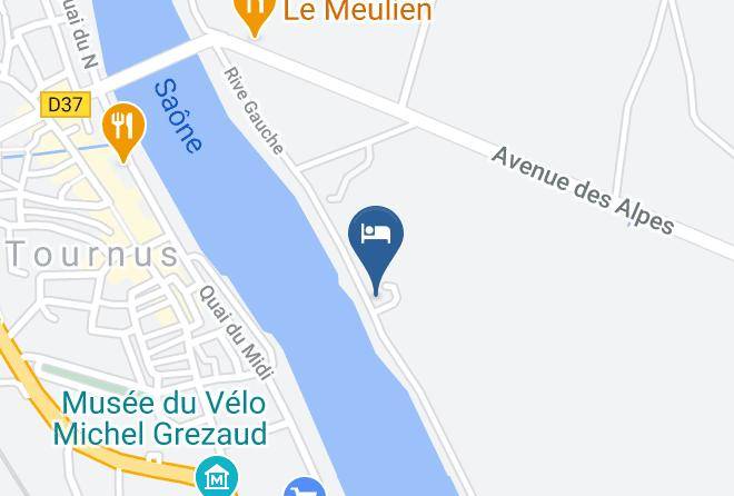Saone Et Loire - Les Jardins De La Saone Chambres D'hotes Maps