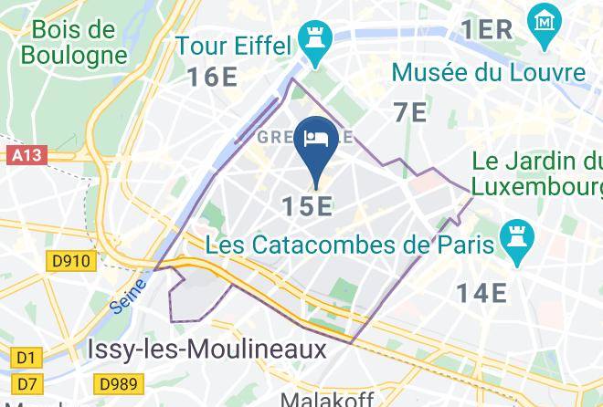 Paris - Les Jardins De Mademoiselle Hotel & Spa Maps