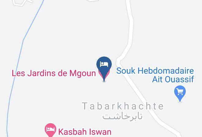 Meknes Tafilalet - Les Jardins De Mgoun Maps