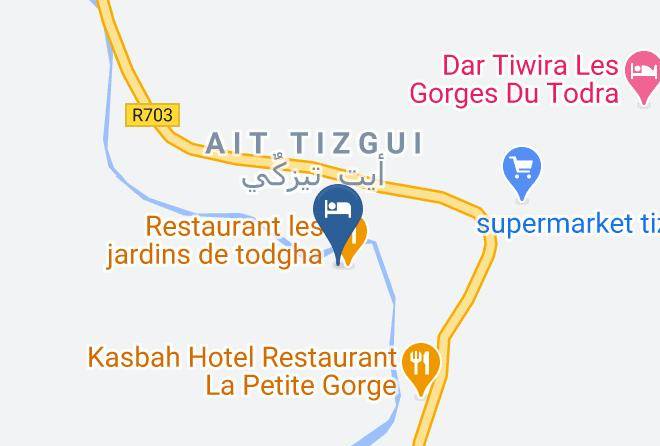 Meknes Tafilalet - Les Jardins De Todgha Maps