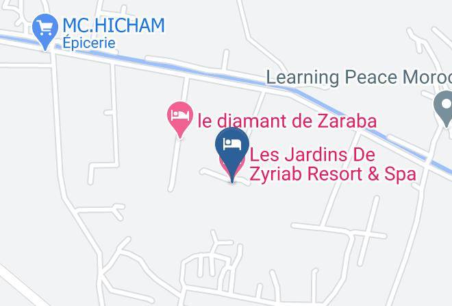 Marrakesh - Les Jardins De Zyriab Resort & Spa Maps