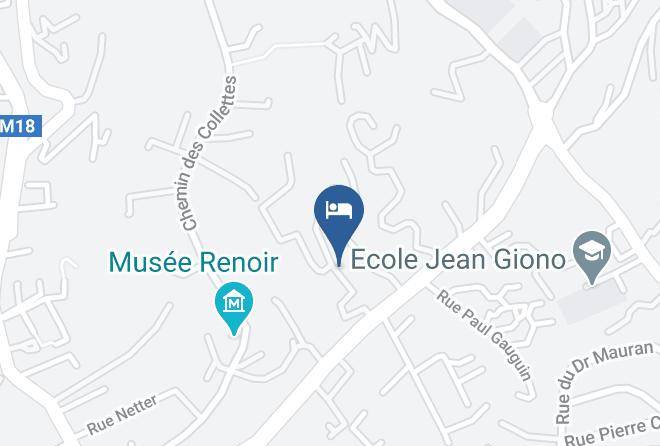 Les Jardins Fragonard Map