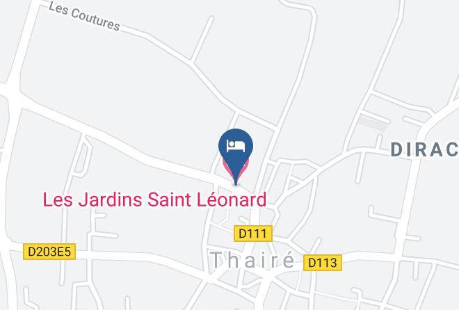 Les Jardins Saint Leonard Map