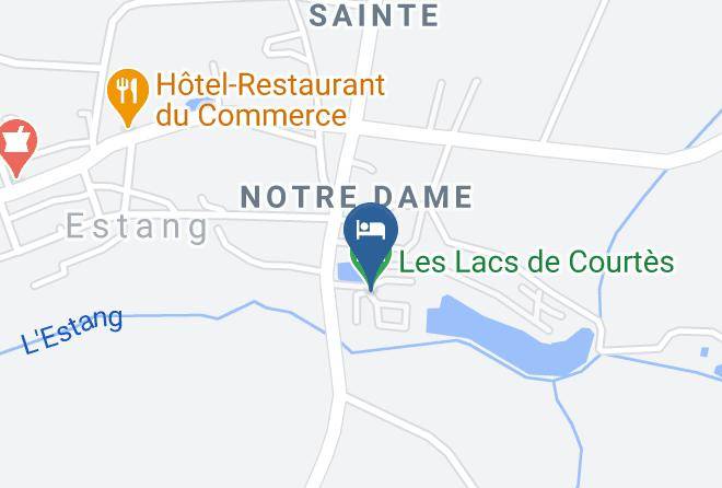 Gers - Les Lacs De Courtes Maps