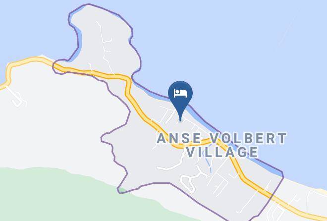 Baie Sainte Anne - Les Lauriers Eco Hotel Maps