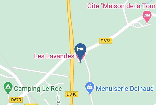 Les Lavandes Map