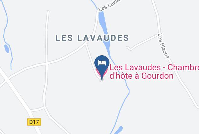 Lot - Les Lavaudes Chambres D'hotes A Gourdon Maps