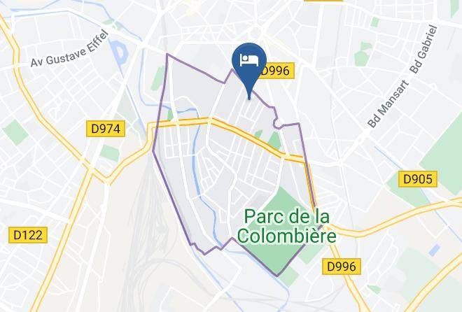 Cote D Or - Les Lilas De Dijon Maps