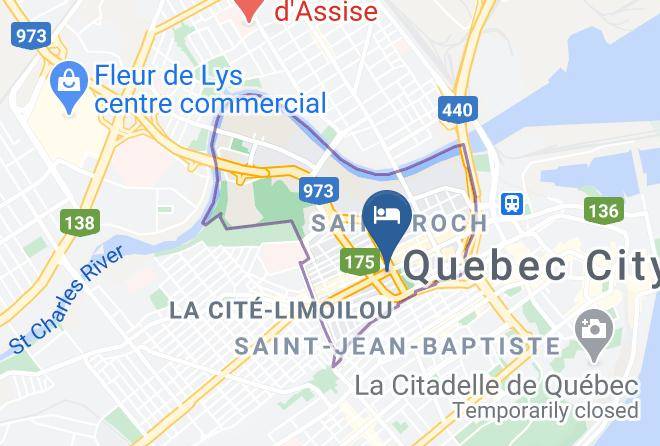 Capitale Nationale - Hotel Du Jardin By Les Lofts Vieux Quebec Maps