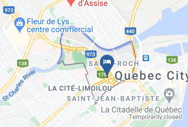 Capitale Nationale - Les Lofts Dorchester By Les Lofts Vieux Quebec Maps
