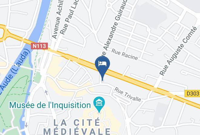 Aude - Les Logis De La Cite De Carcassonne Maps