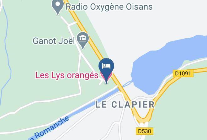 Isere - Les Lys Oranges Maps