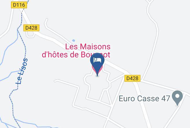 Lot Et Garonne - Les Maisons D'hotes De Bouynot Maps