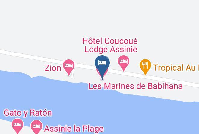 Adiake - Les Marines De Babihana Maps