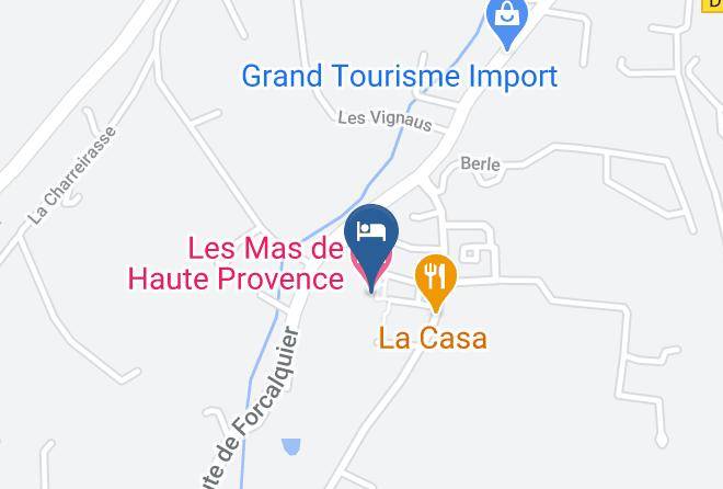 Alpes De Haute Provence - Les Mas De Haute Provence Maps