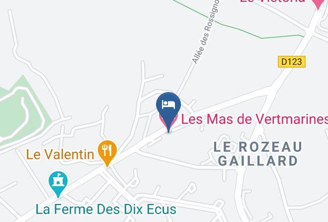 Les Mas De Vertmarines Map