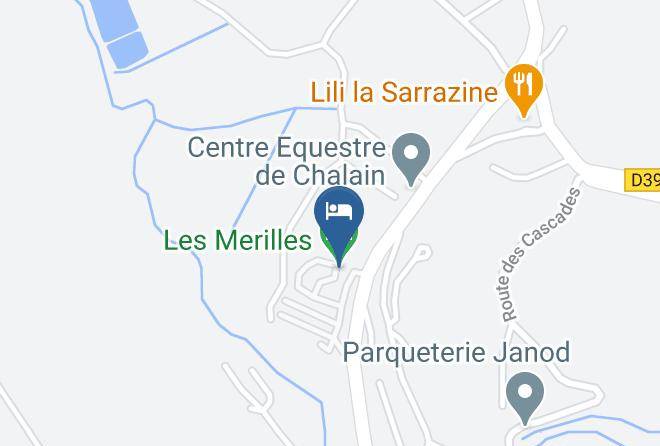 Jura - Les Merilles Maps