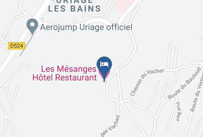 Isere - Les Mesanges Hotel Restaurant Maps