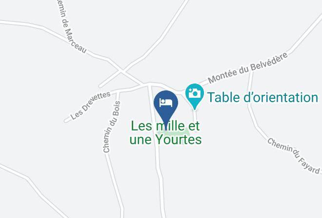 Isere - Les Mille Et Une Yourtes Maps