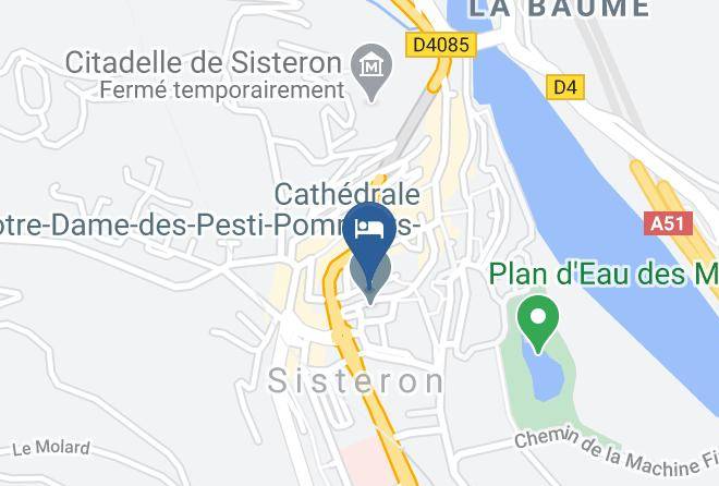 Alpes De Haute Provence - Les Mirabelles Sisteron Maps
