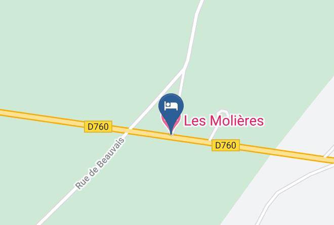Indre Et Loire - Les Molieres Maps