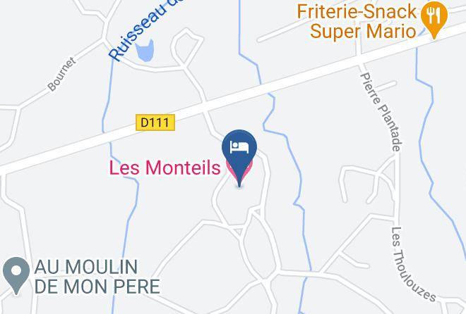 Ardeche - Les Monteils Maps