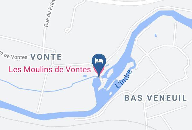 Indre Et Loire - Les Moulins De Vontes Maps