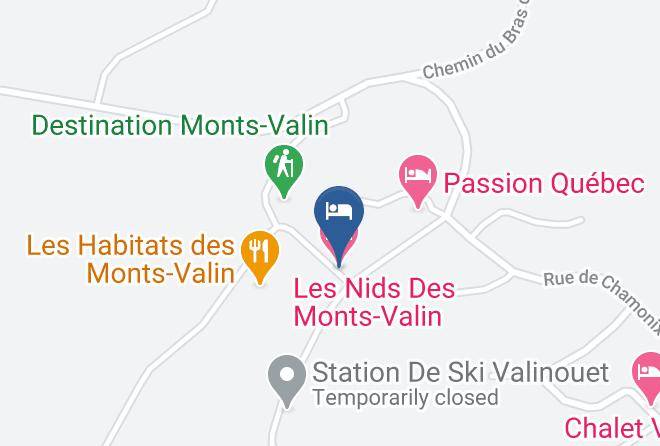 Les Nids Des Monts Valin Map