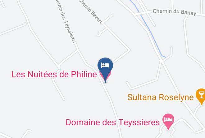 Vaucluse - Les Nuitees De Philine Maps