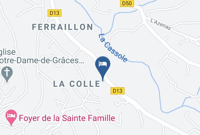 Var - Les Oliviers Chambres D'hotes A Cotignac Maps