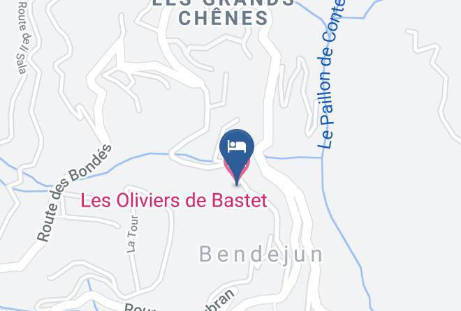 Maritime Alps - Les Oliviers De Bastet Maps