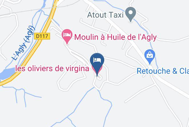 Pyrenees Orientales - Les Oliviers De Virgina Maps