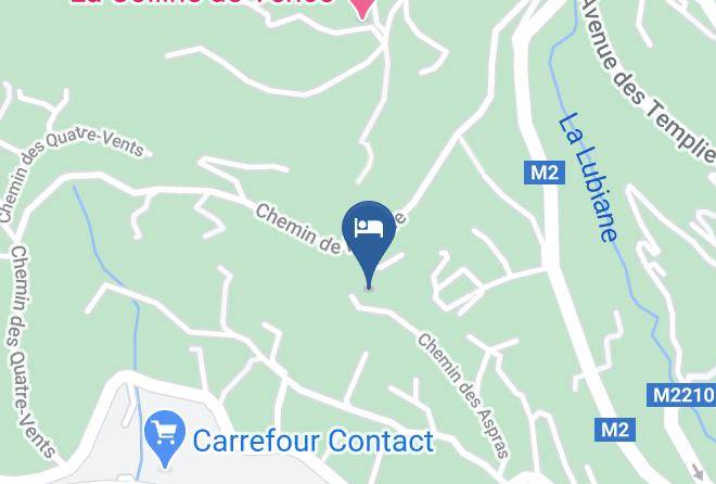Maritime Alps - Les Oliviers Des Aspras Maps