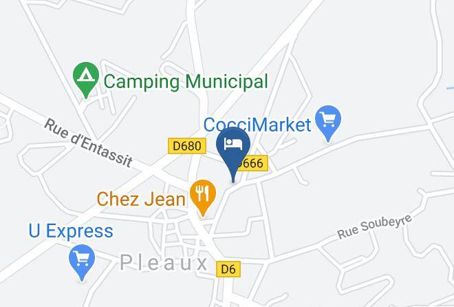 Cantal - Les Ombrages Chambres D'hotes Maps
