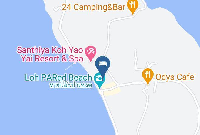 Amphoe Ko Yao - Les Palm Beach Front Koh Yao Yai Maps
