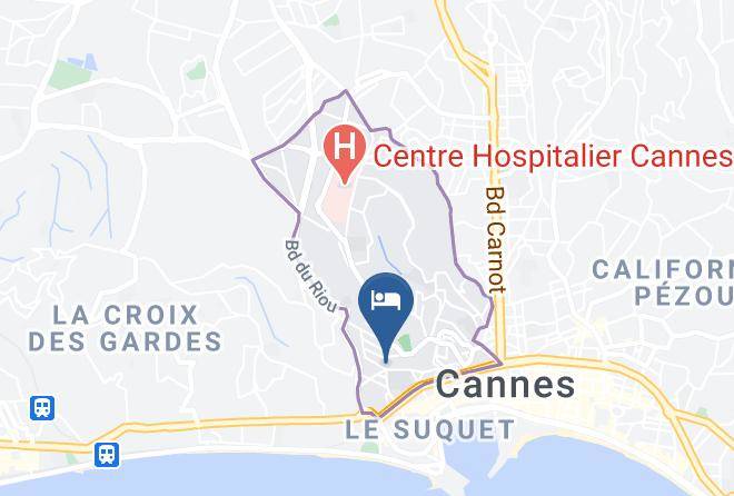 Maritime Alps - Les Palmiers De Cannes Maps