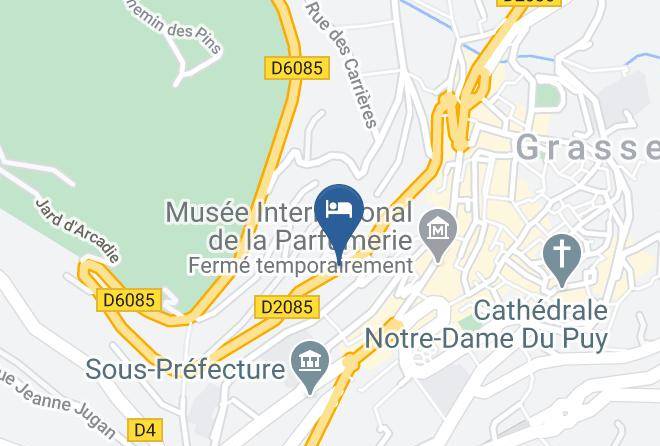 Maritime Alps - Maison D'hote Les Palmiers Grasse Maps