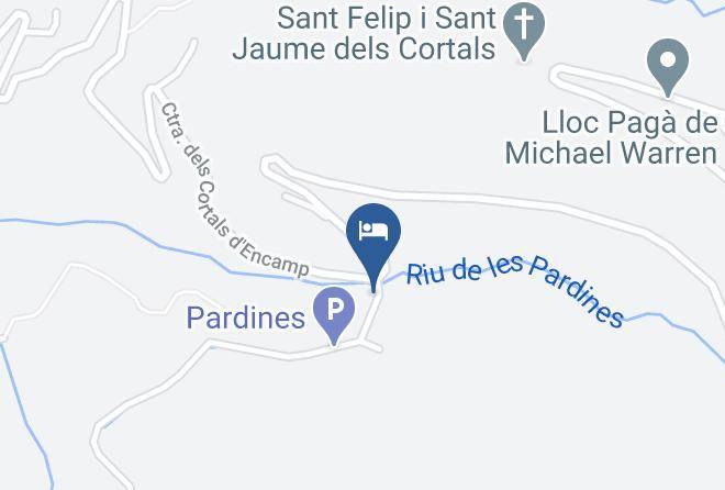 Les Pardines 1819 Map