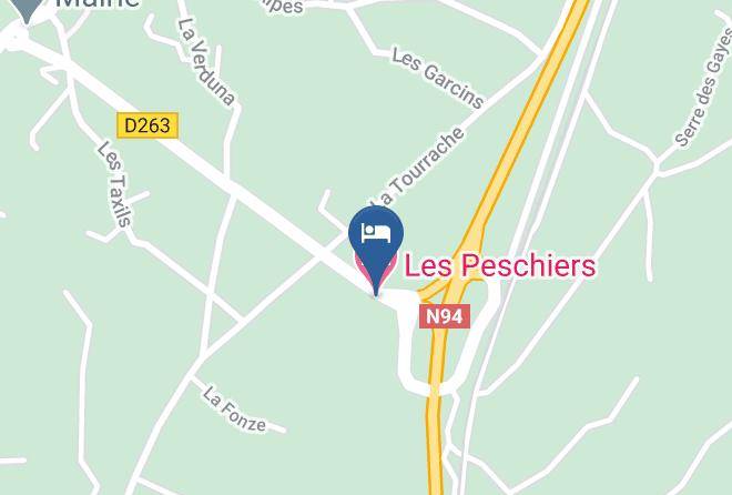Hautes Alpes - Les Peschiers Maps