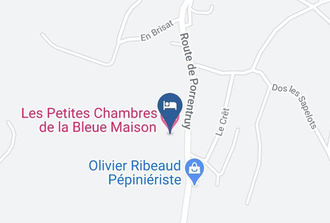 Porrentruy - Les Petites Chambres De La Bleue Maison Maps
