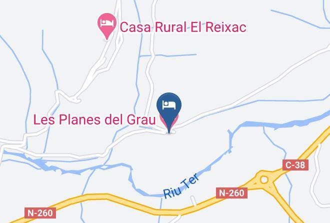 Les Planes Del Grau Map