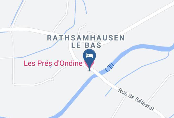 Bas Rhin - Les Pres D'ondine Maps