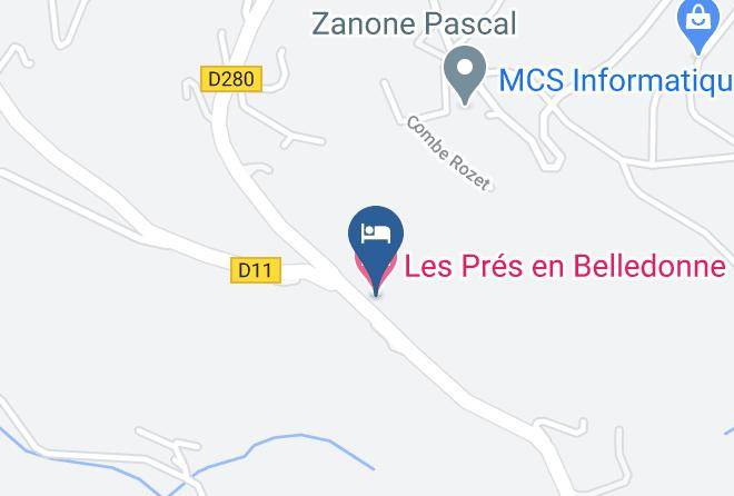 Isere - Les Pres En Belledonne Maps