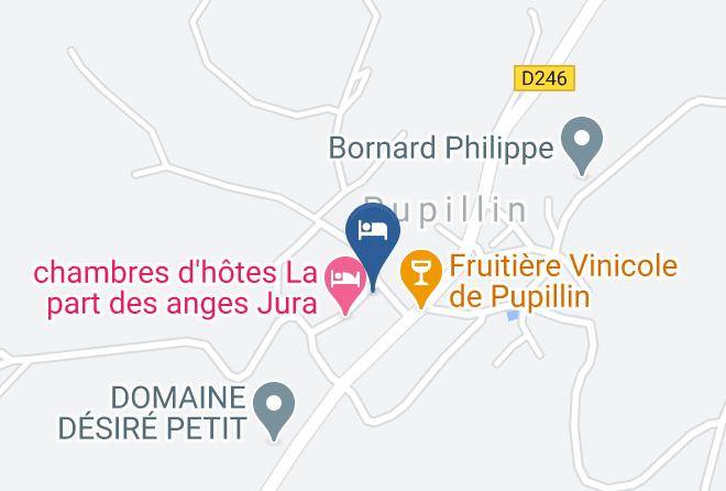 Jura - Les Prunelles Chambres D'hotes Et Spa A Pupillin Jura Maps