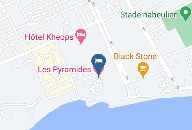 Tunisia - Les Pyramides Hotel Maps