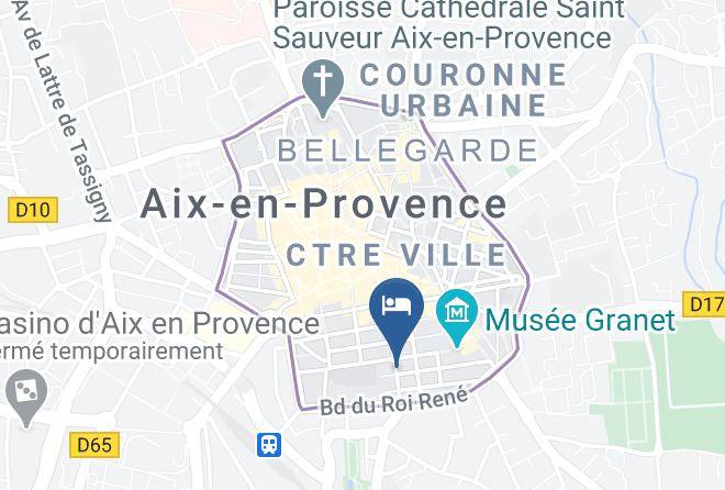 Bouches Du Rhone - Hotel Des Quatre Dauphins Maps