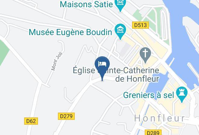 Calvados - Les Quatre Lions Gites De Charme A Honfleur Maps