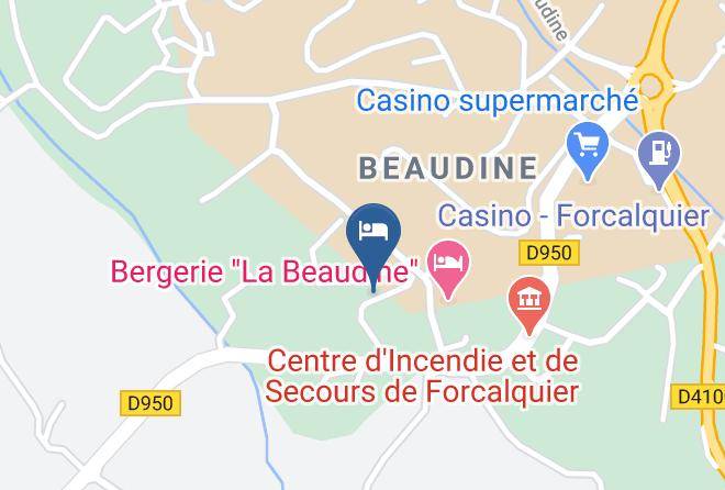 Alpes De Haute Provence - Les Restanques De Beaudine Maps
