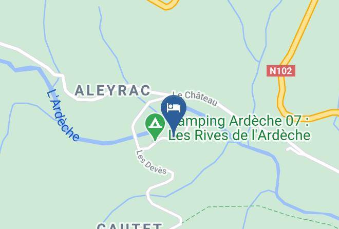 Les Rives De L'ardeche Map